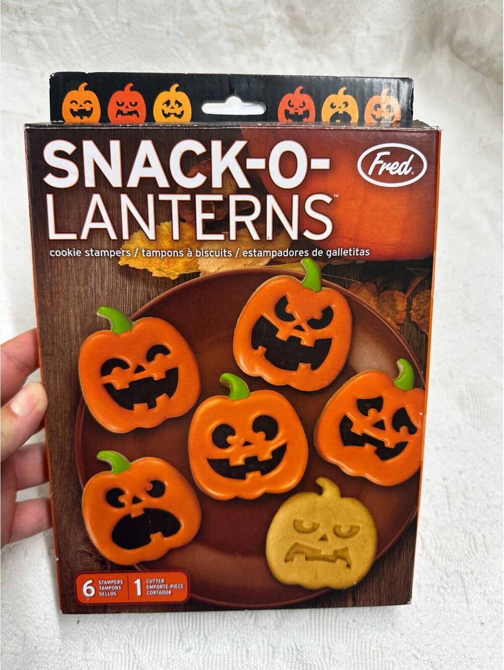 Fred and Friends Snack-O-Lanterns Cookie Cutters New in Box